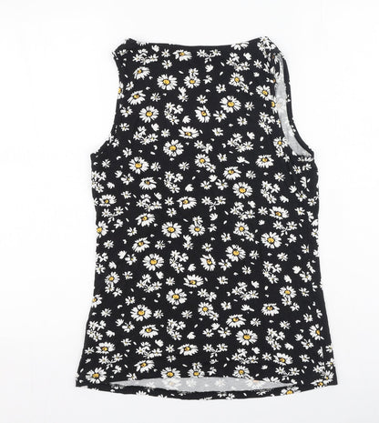 Womens UK Size 10 Very Black Camisole Tank