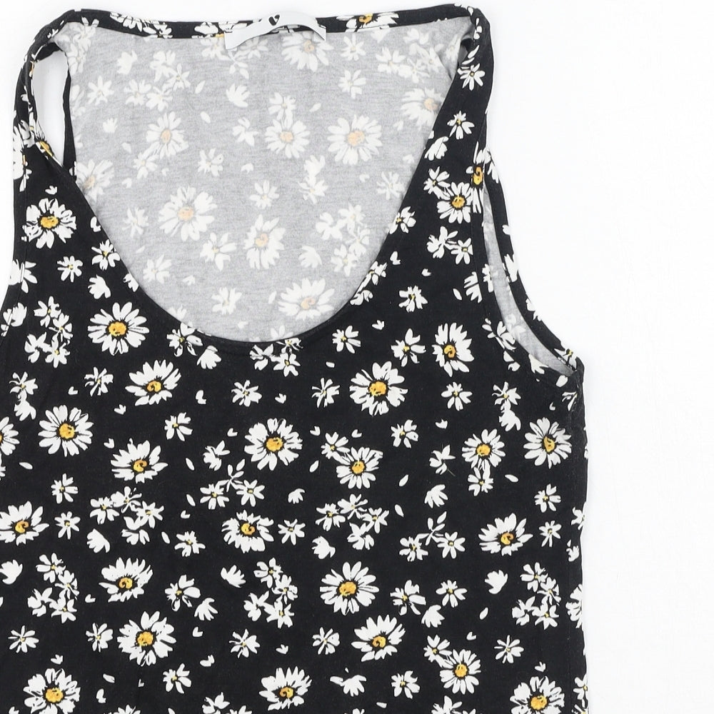 Womens UK Size 10 Very Black Camisole Tank