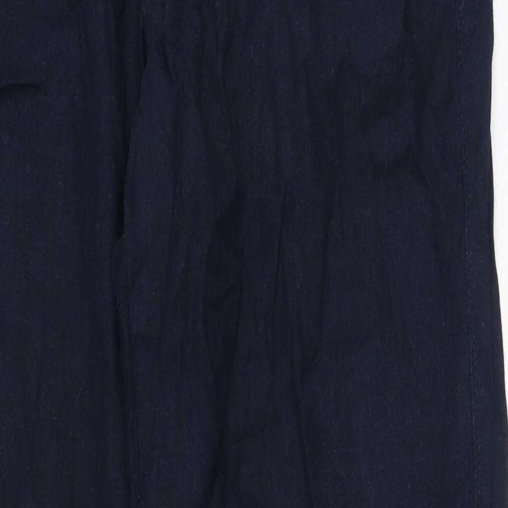 Womens UK Size 34 Marks and Spencer Regular Fit  Blue Trousers