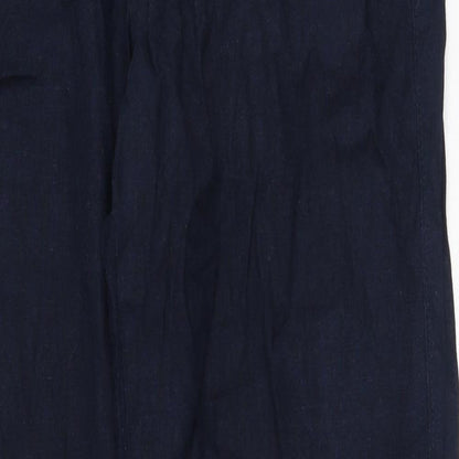 Womens UK Size 34 Marks and Spencer Regular Fit  Blue Trousers