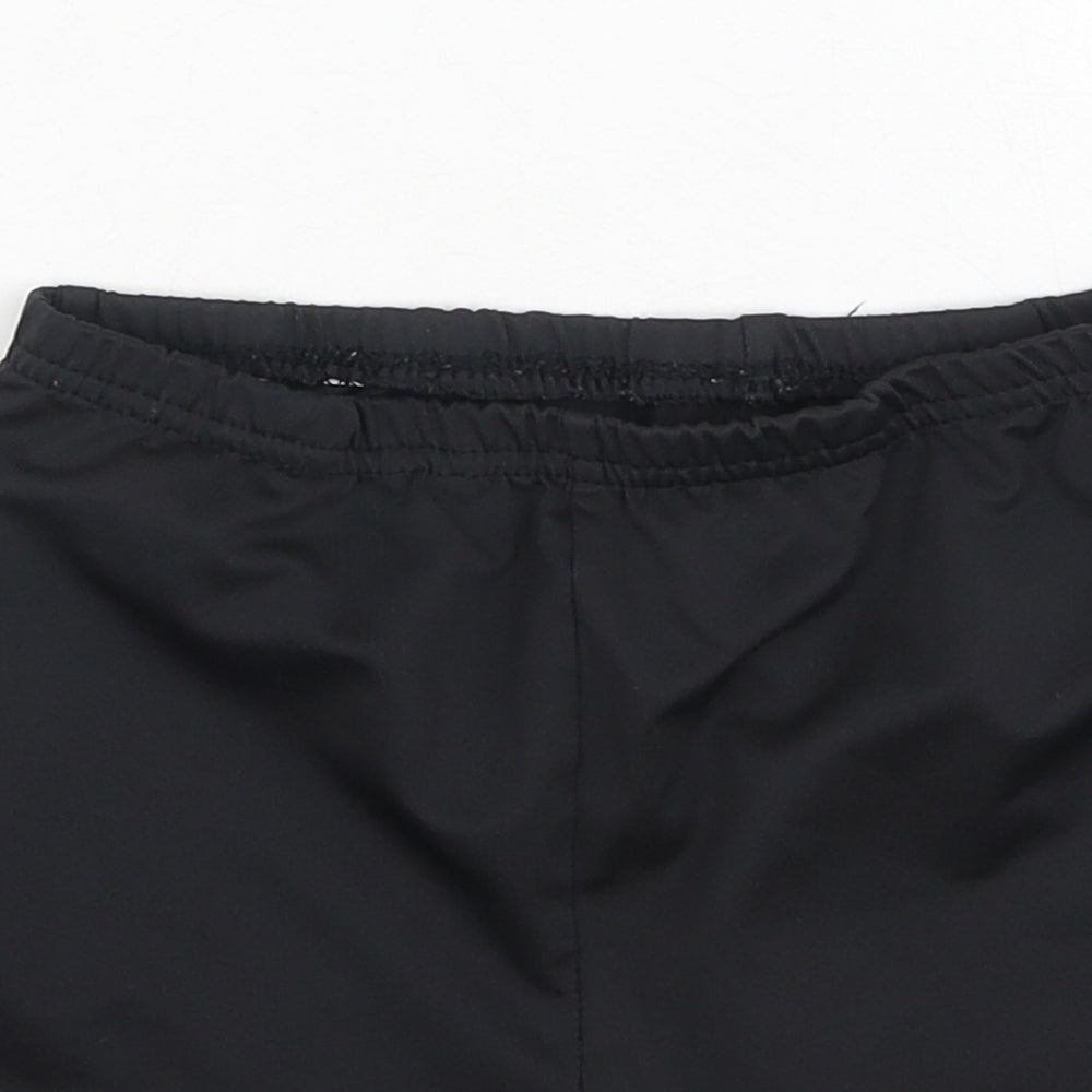 Preworn Boys Black  Polyester Sweat Shorts Size 8-9 Years  Regular
