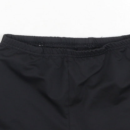 Preworn Boys Black  Polyester Sweat Shorts Size 8-9 Years  Regular