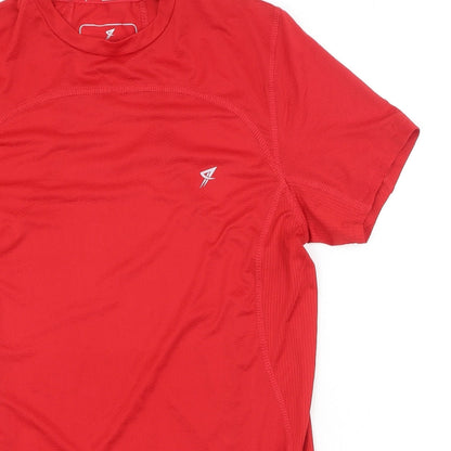 Primark  Womens Red  Polyester Basic T-Shirt Size XS Round Neck