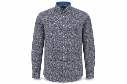 Mens UK Size 39 Taylor & Wright Blue  Button-Up Long Sleeve Casual Shirt