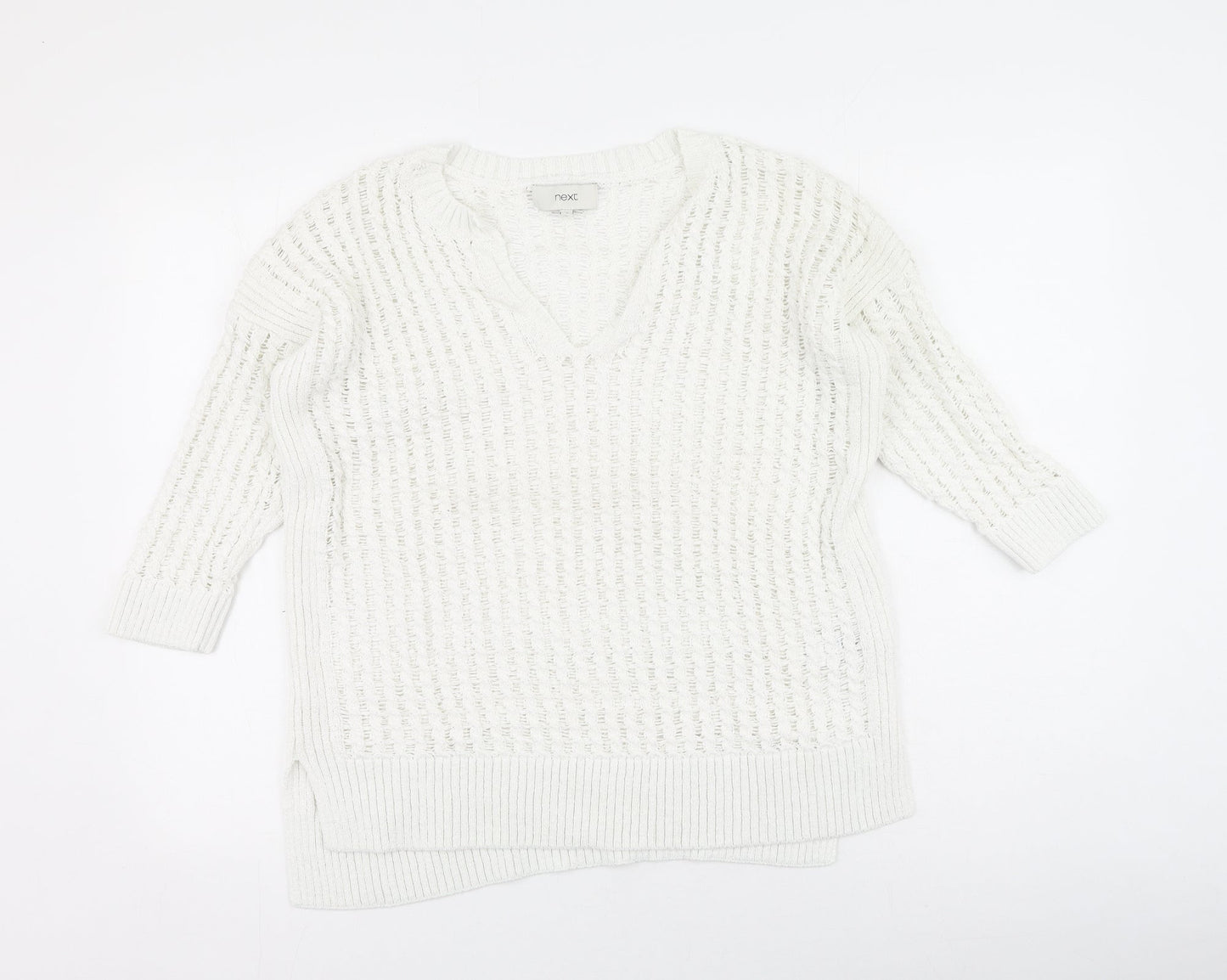 Womens UK Size 12 NEXT Ivory Pullover Sweatshirt