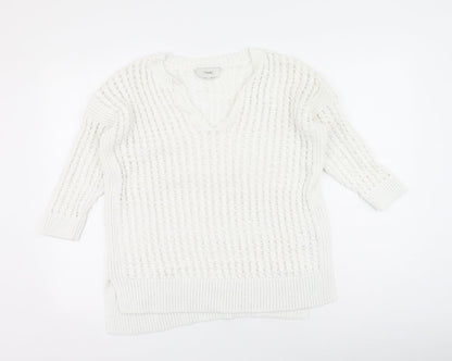 Womens UK Size 12 NEXT Ivory Pullover Sweatshirt