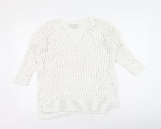 Womens UK Size 12 NEXT Ivory Pullover Sweatshirt