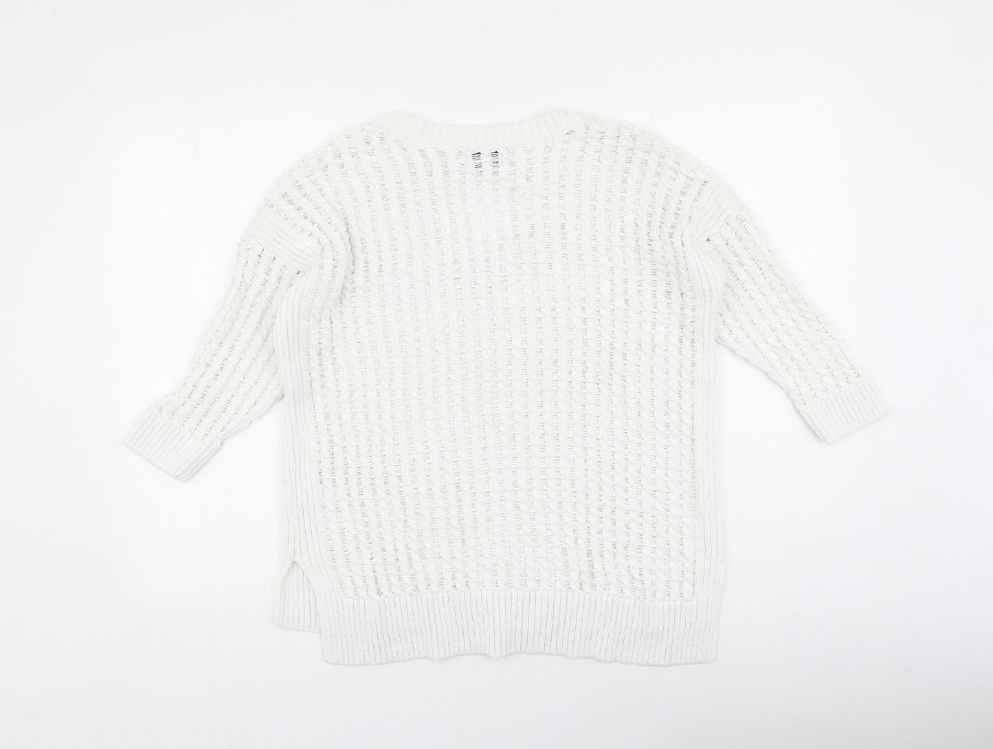 Womens UK Size 12 NEXT Ivory Pullover Sweatshirt