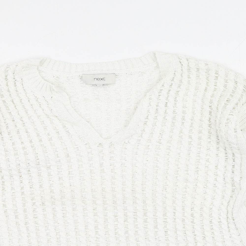 Womens UK Size 12 NEXT Ivory Pullover Sweatshirt