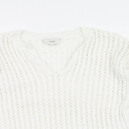 Womens UK Size 12 NEXT Ivory Pullover Sweatshirt
