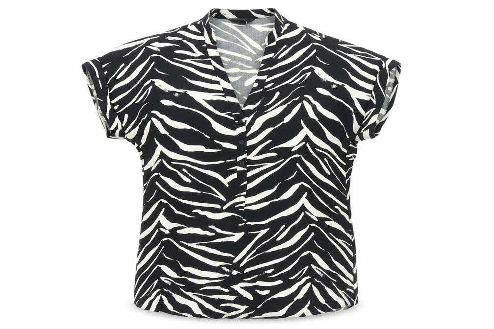 Womens UK Size 6 New Look Black Basic Blouse