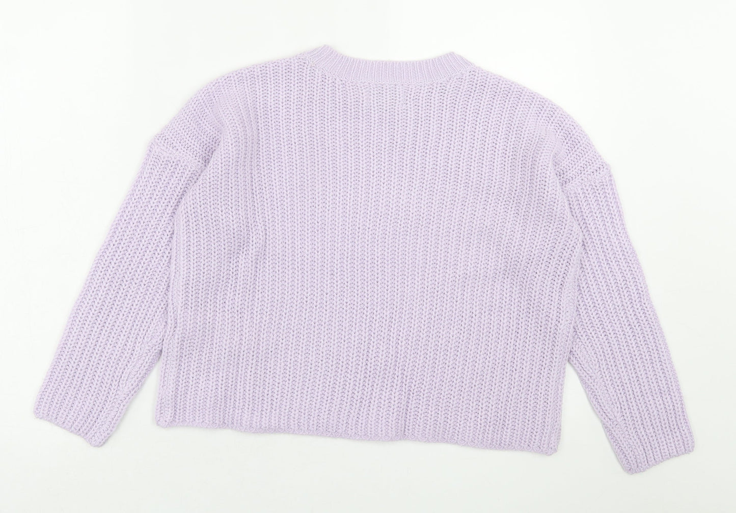 Womens UK Size S Only Purple Pullover Jumper