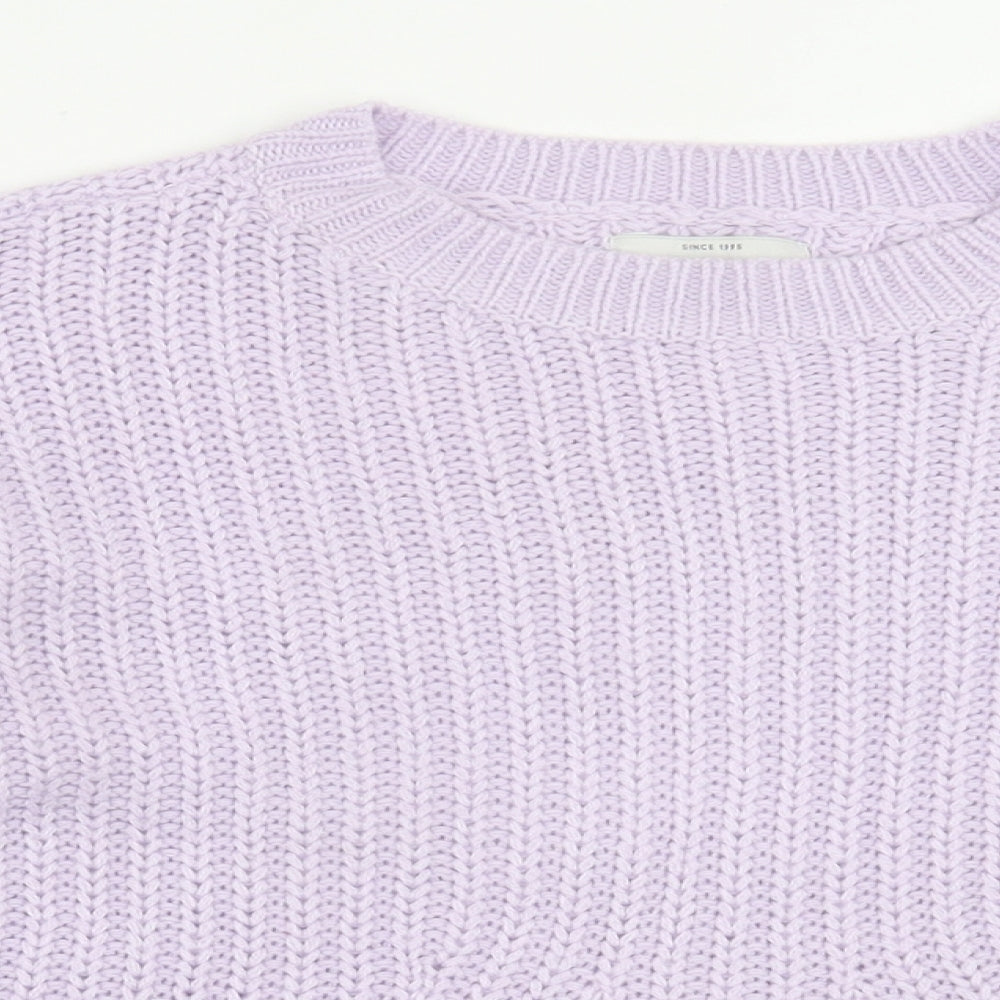 Womens UK Size S Only Purple Pullover Jumper