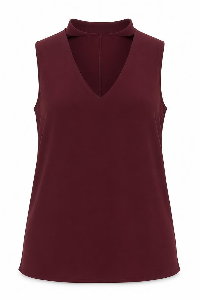 Womens UK Size 6 New Look Red Basic Tank