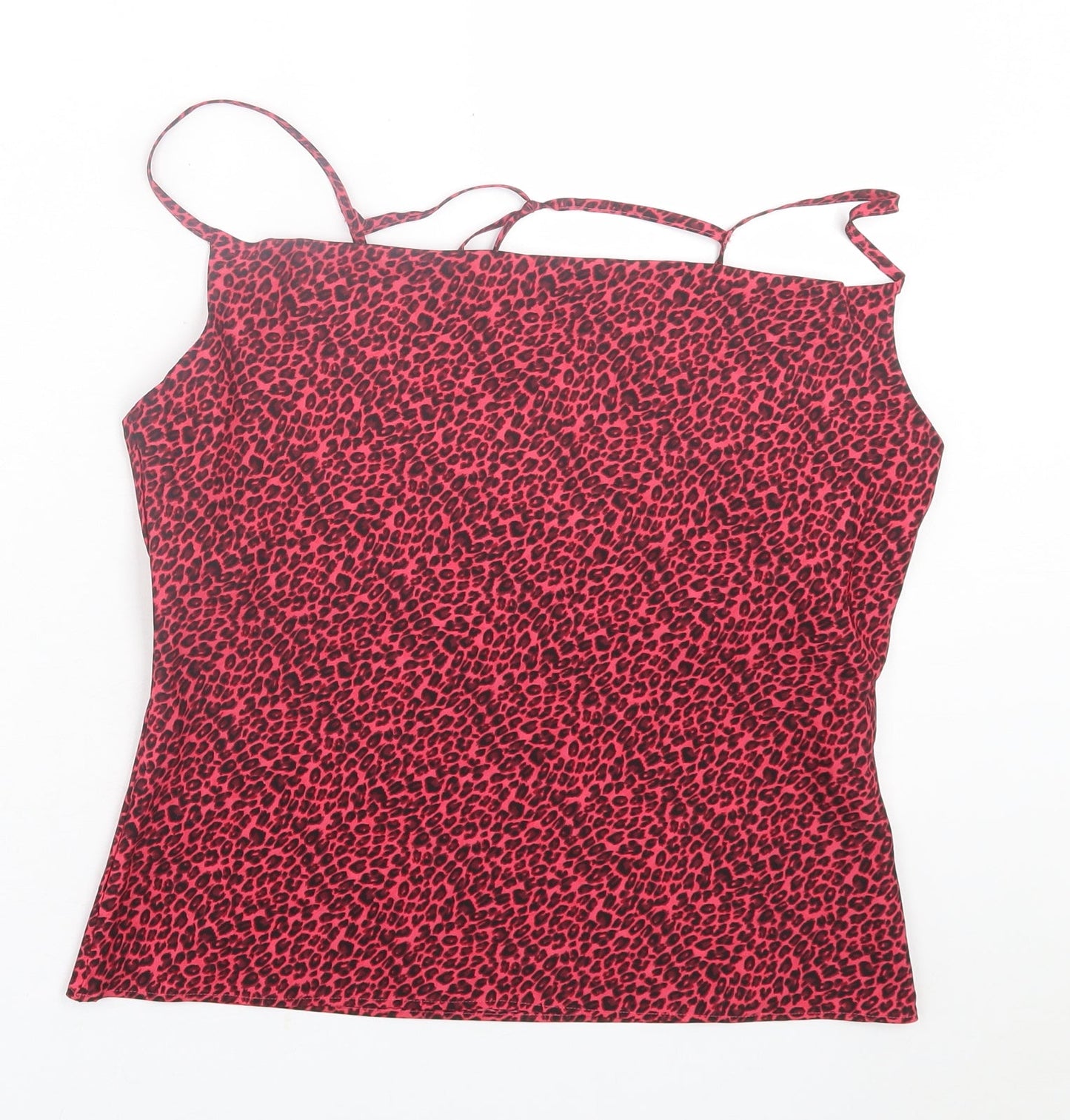 Womens UK Size 10 Topshop Pink Basic Tank