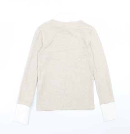 Womens UK Size S Stradivarius Brown Pullover Jumper