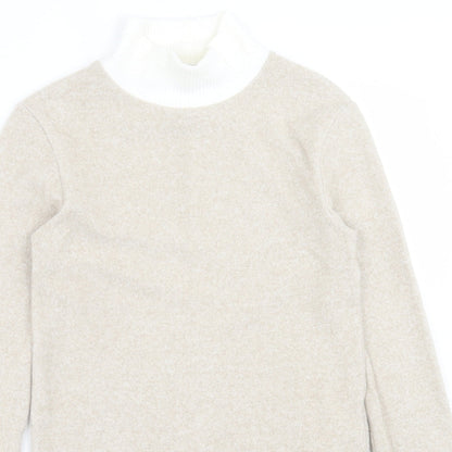 Womens UK Size S Stradivarius Brown Pullover Jumper