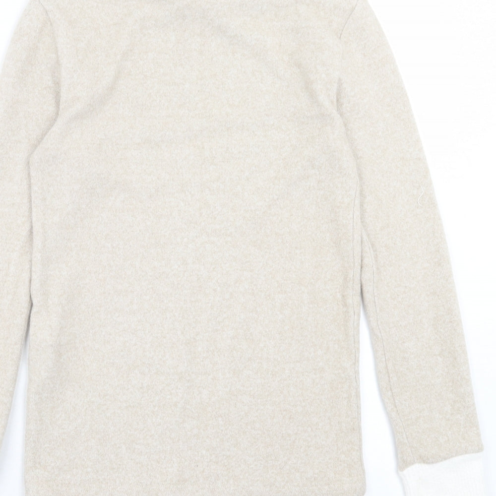 Womens UK Size S Stradivarius Brown Pullover Jumper