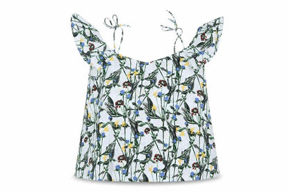 Womens UK Size 10 Topshop Green Basic Tank