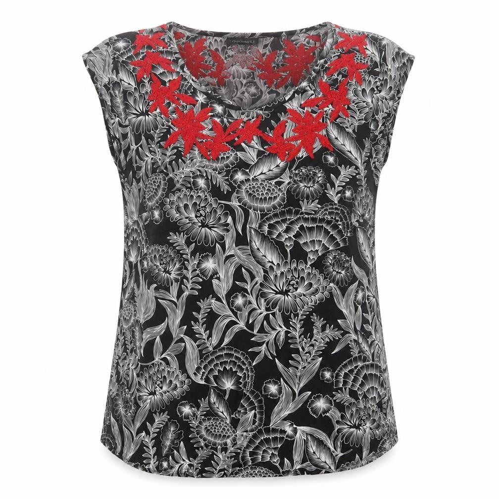 Womens UK Size 8 Warehouse Black Basic Tank