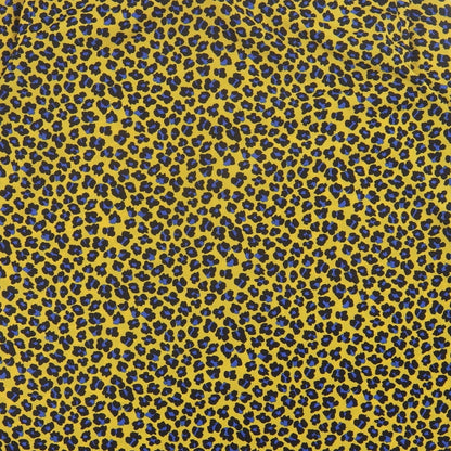 Jubylee  Womens Yellow Animal Print Viscose A-Line  Size S  Halter Tie