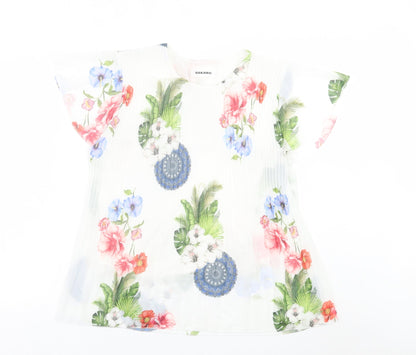 Womens UK Size S Gerard White Basic T-Shirt