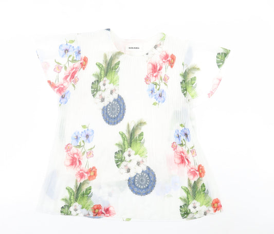 Womens UK Size S Gerard White Basic T-Shirt