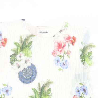 Womens UK Size S Gerard White Basic T-Shirt