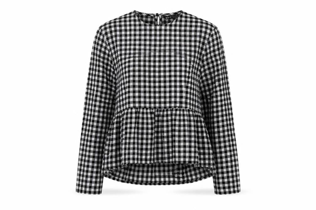 Womens UK Size XS SheIn Black Basic Blouse