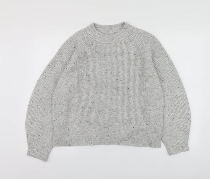 Womens UK Size M M7S Grey Pullover Jumper