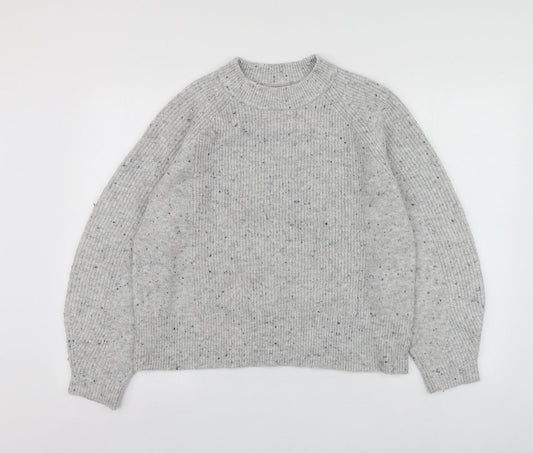 Womens UK Size M M7S Grey Pullover Jumper