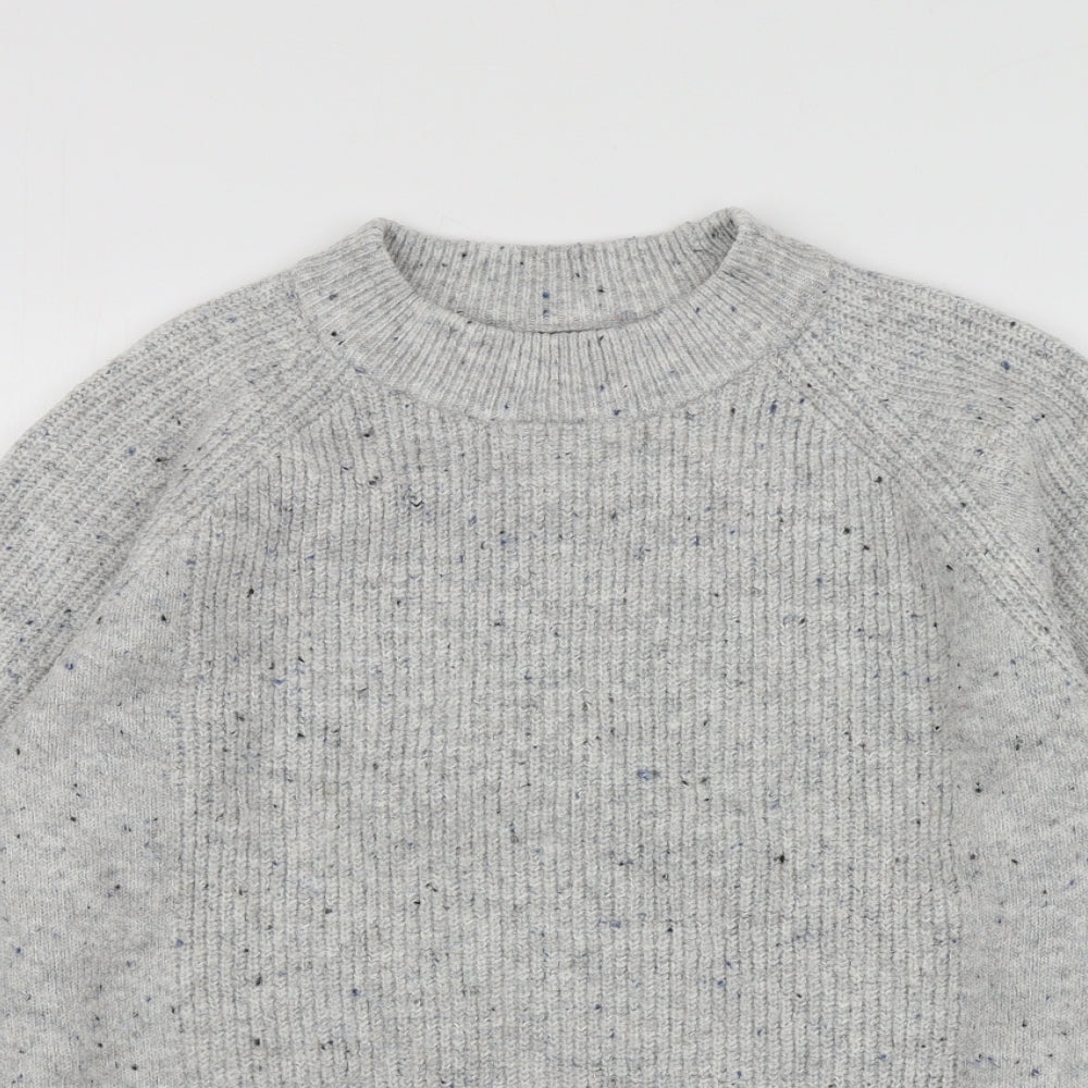 Womens UK Size M M7S Grey Pullover Jumper