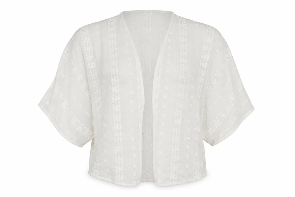 Womens UK Size S New Look White Gilet