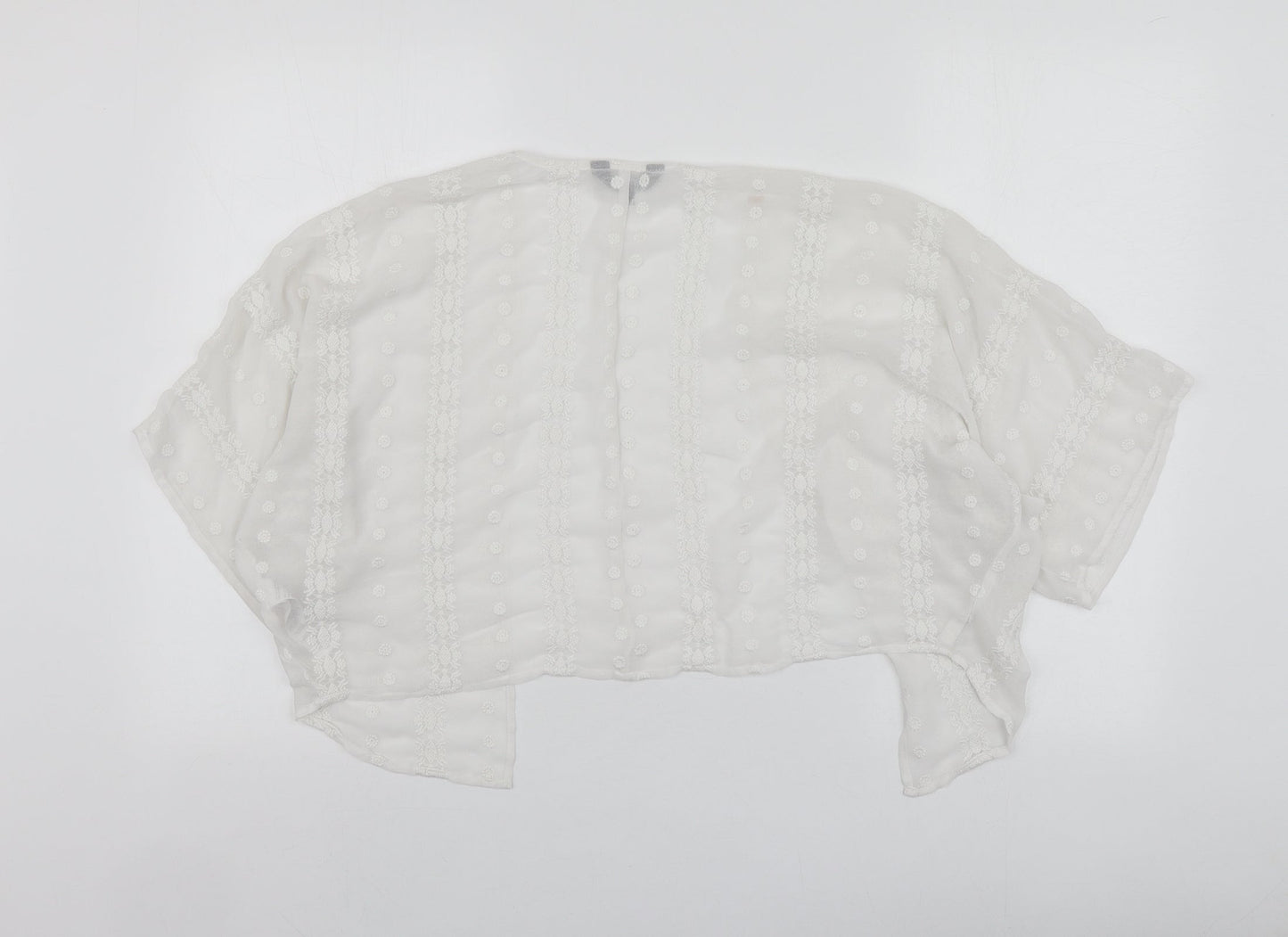 Womens UK Size S New Look White Gilet
