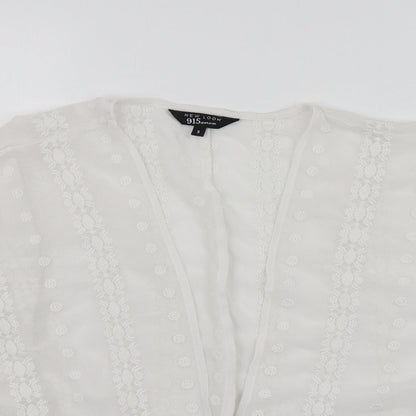 Womens UK Size S New Look White Gilet