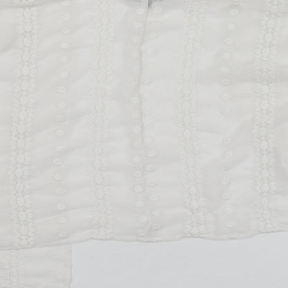 Womens UK Size S New Look White Gilet