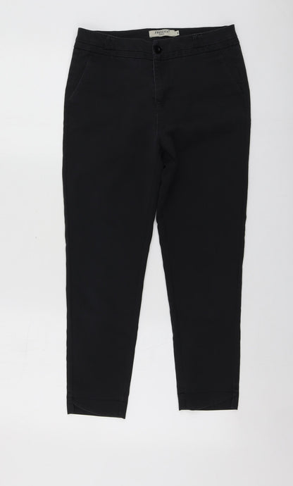 Womens UK Size S Freesia Regular Fit Chino Grey Trousers