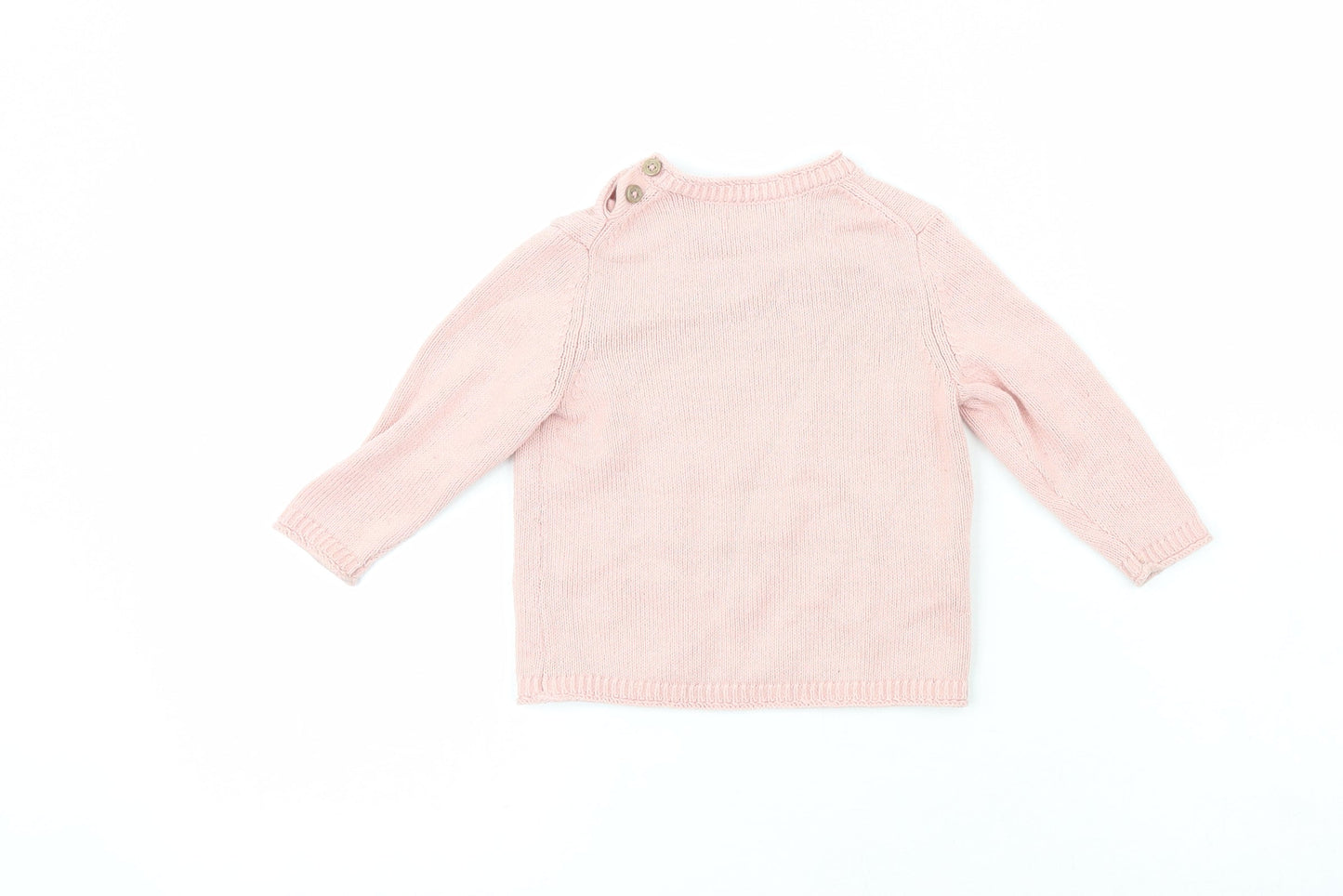 MNG Girls Orange  Cork Cardigan Jumper Size 9-12 Months