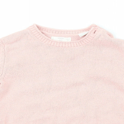 MNG Girls Orange  Cork Cardigan Jumper Size 9-12 Months