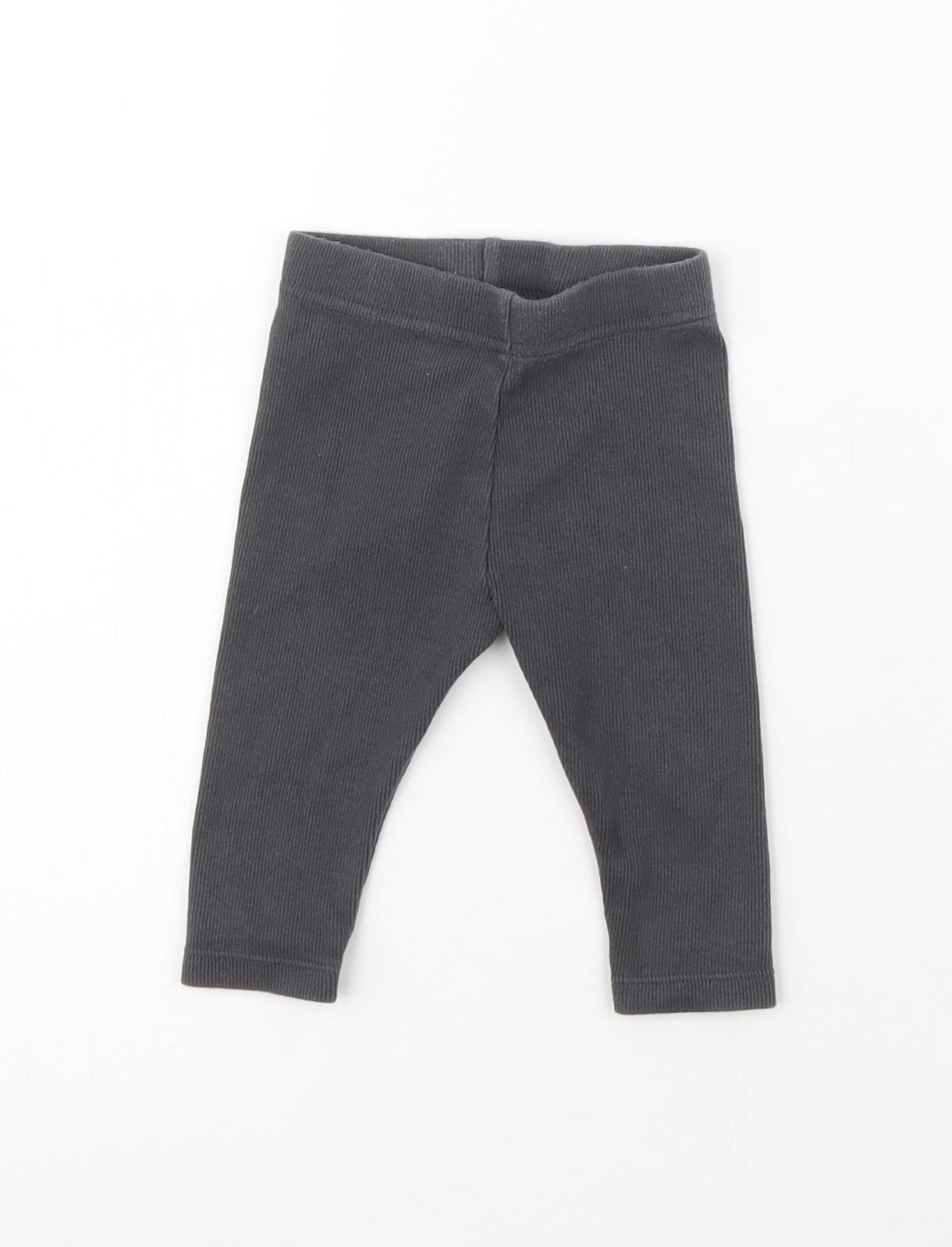 Marks & Spencer Girls Grey  Cotton Sweatpants Leggings Size 3-6 Months