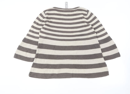 Womens UK Size 14 NEXT Brown Pullover Jumper