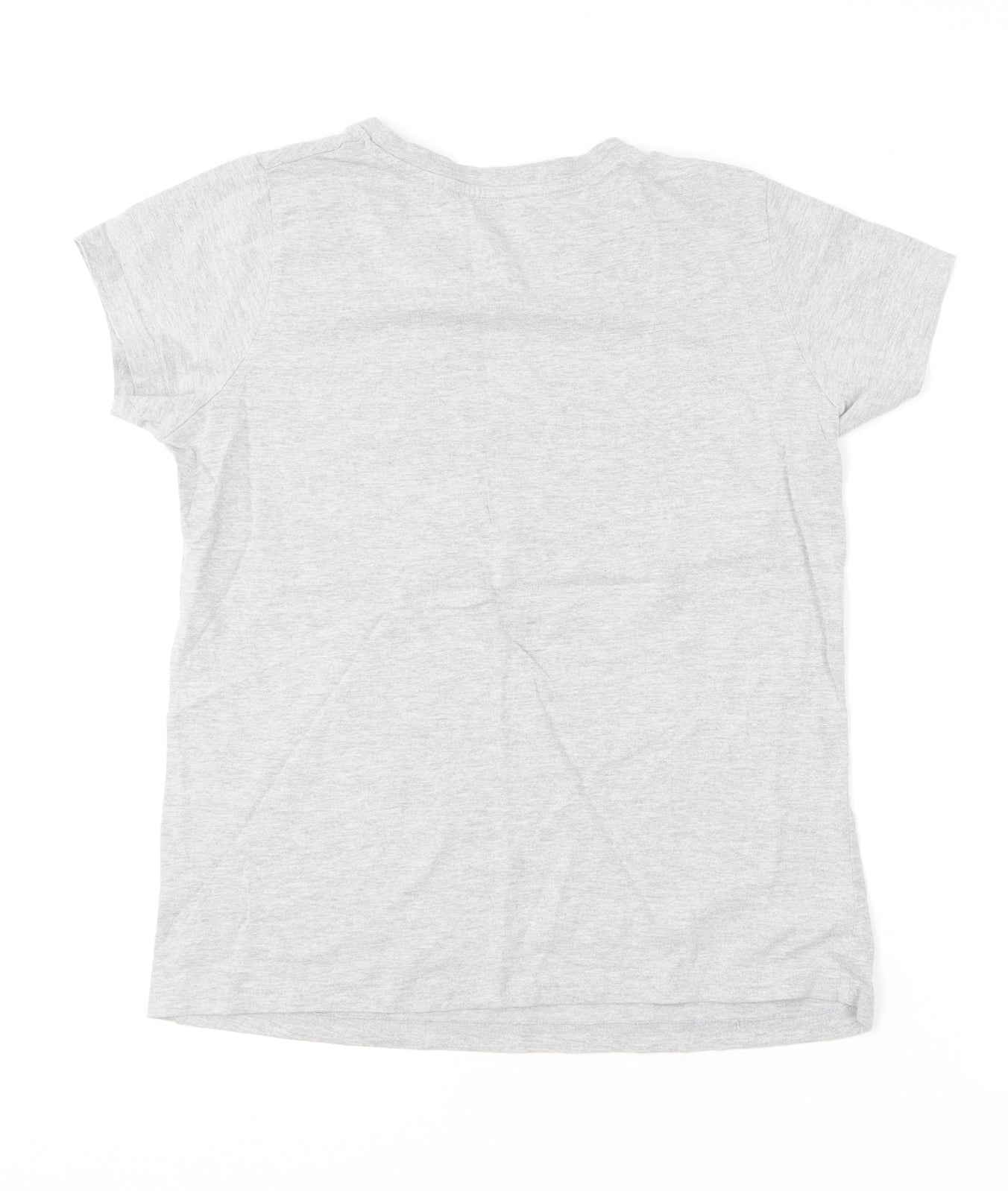 Womens UK Size 8 Very Grey Basic T-Shirt
