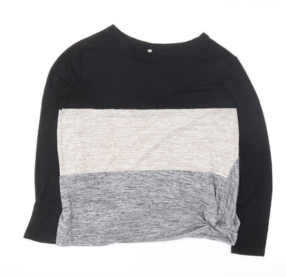 Womens UK Size M Preworn Black Pullover Jumper