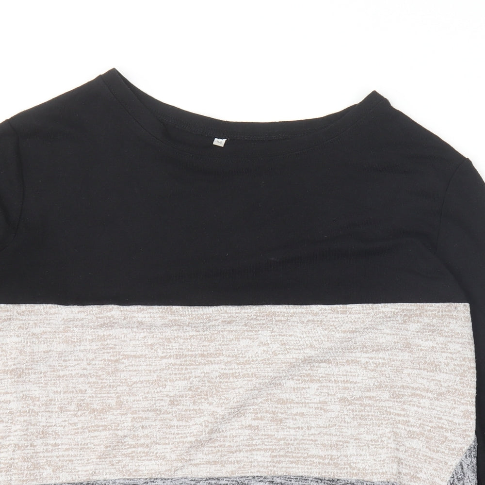 Womens UK Size M Preworn Black Pullover Jumper