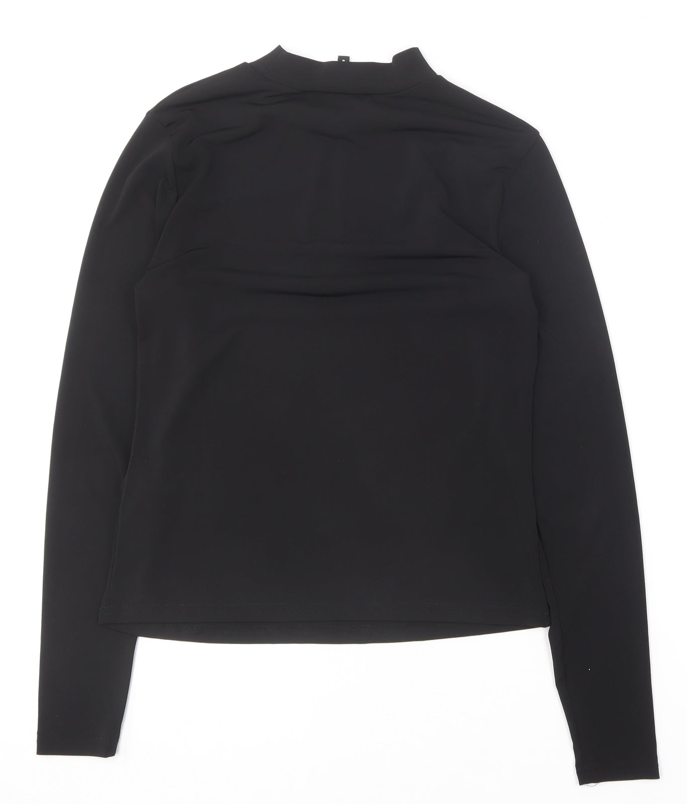 Womens UK Size 8 New Look Black Basic Blouse