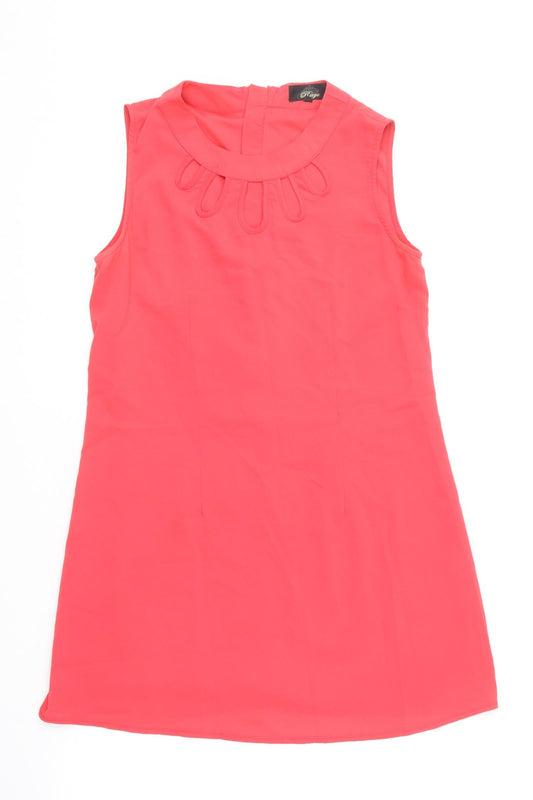 Rage Womens Red  Polyester A-Line  Size 12  Round Neck