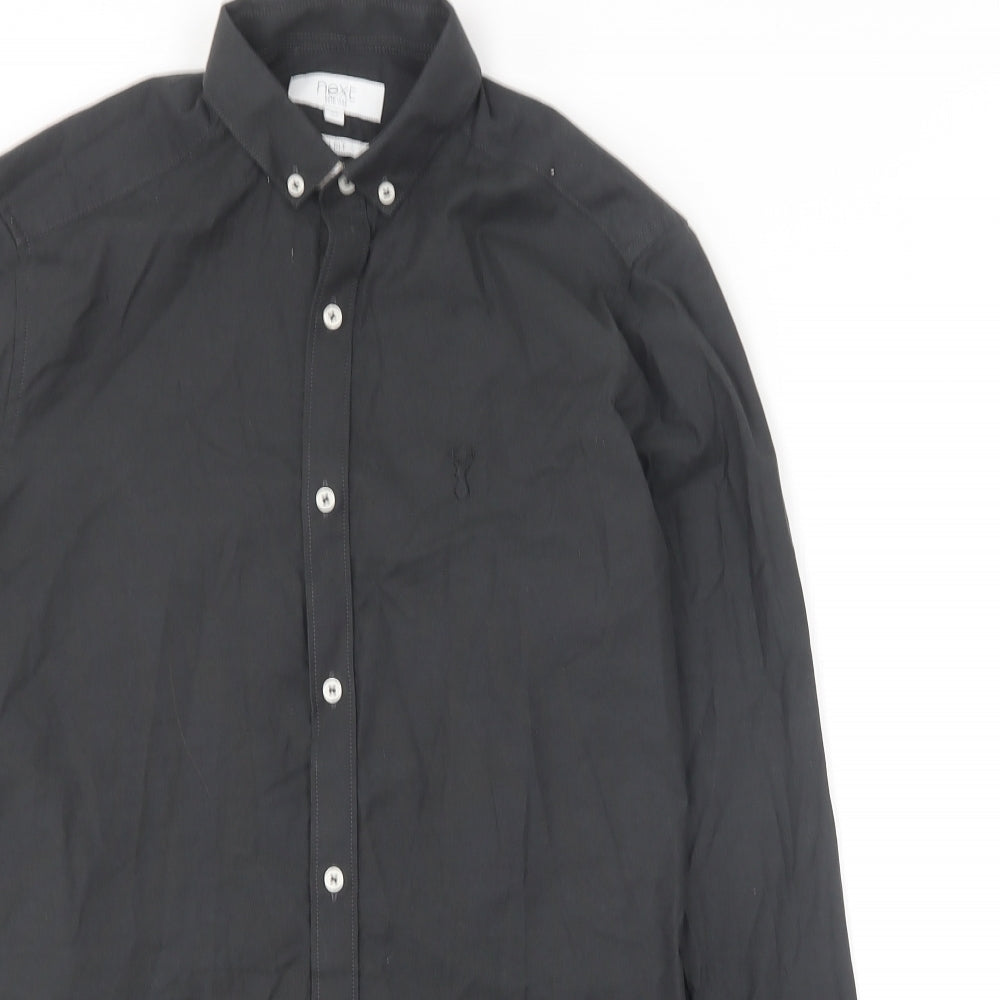 NEXT Mens Grey  Cotton Blend  Polo Size XS Collared