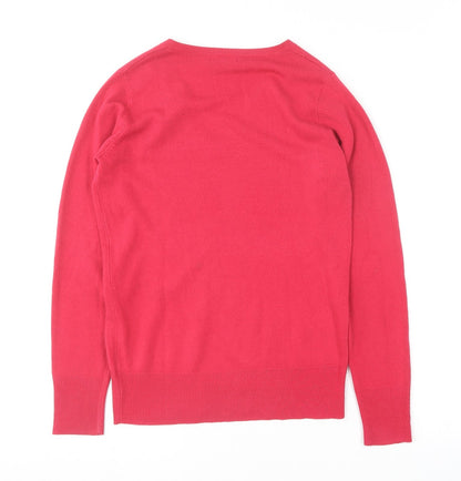 Womens UK Size 8 NEXT Pink Pullover Jumper