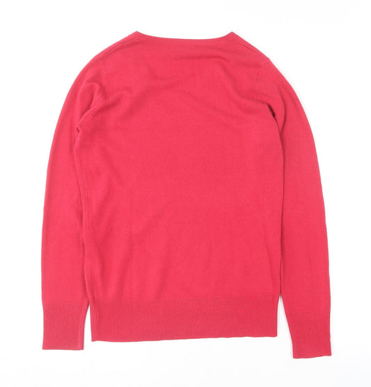 Womens UK Size 8 NEXT Pink Pullover Jumper