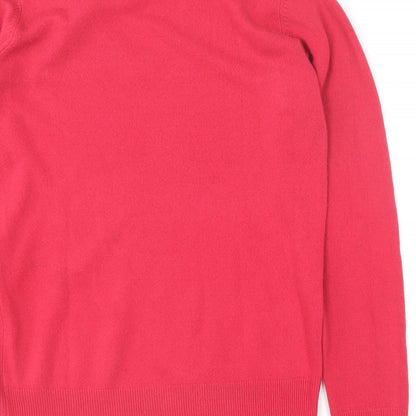 Womens UK Size 8 NEXT Pink Pullover Jumper